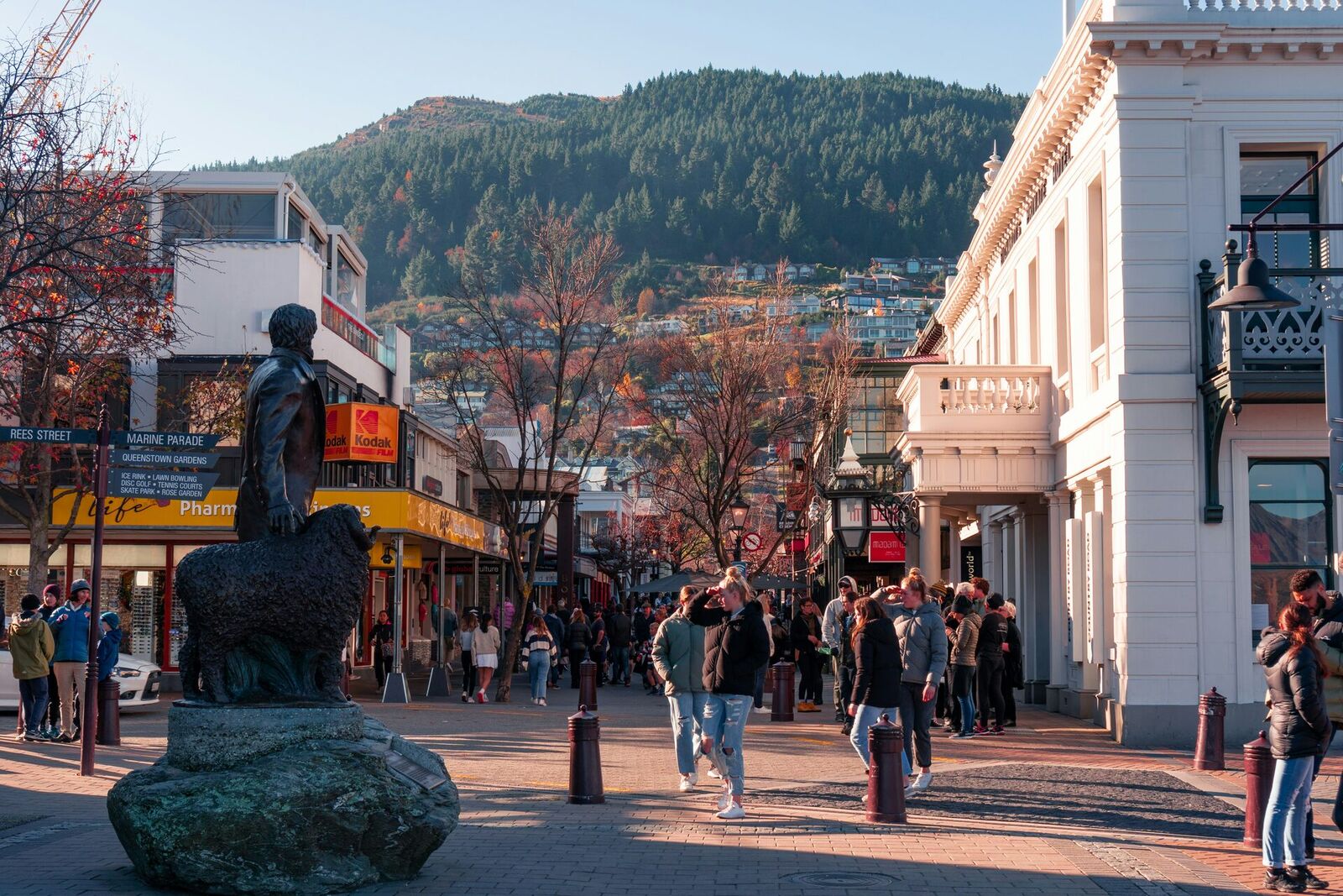 Queenstown town centre — web design support for Queenstown small businesses
